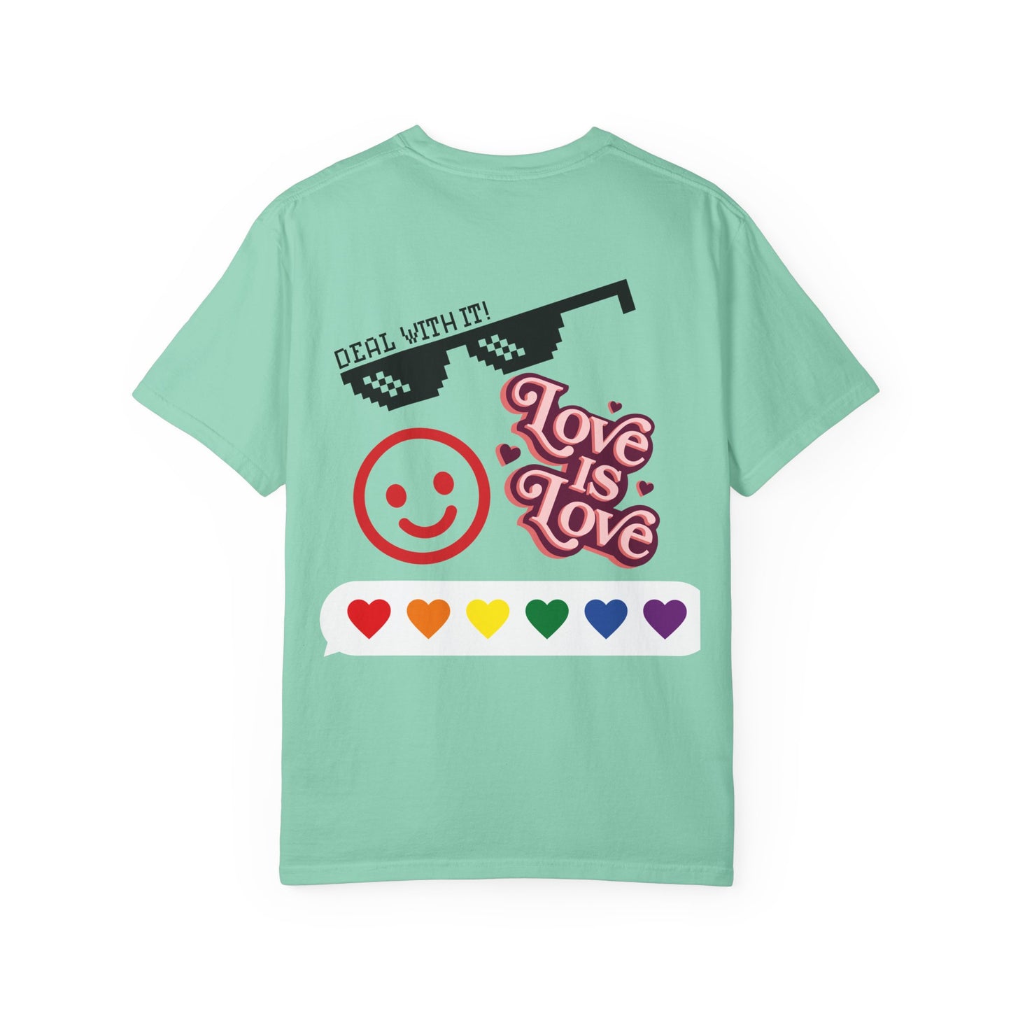 Wear your Pride!! Unisex Pride Tee, LGBT Flag Shirt, Love is Love Apparel, Gay Pride, Deal with it, I am PROUD