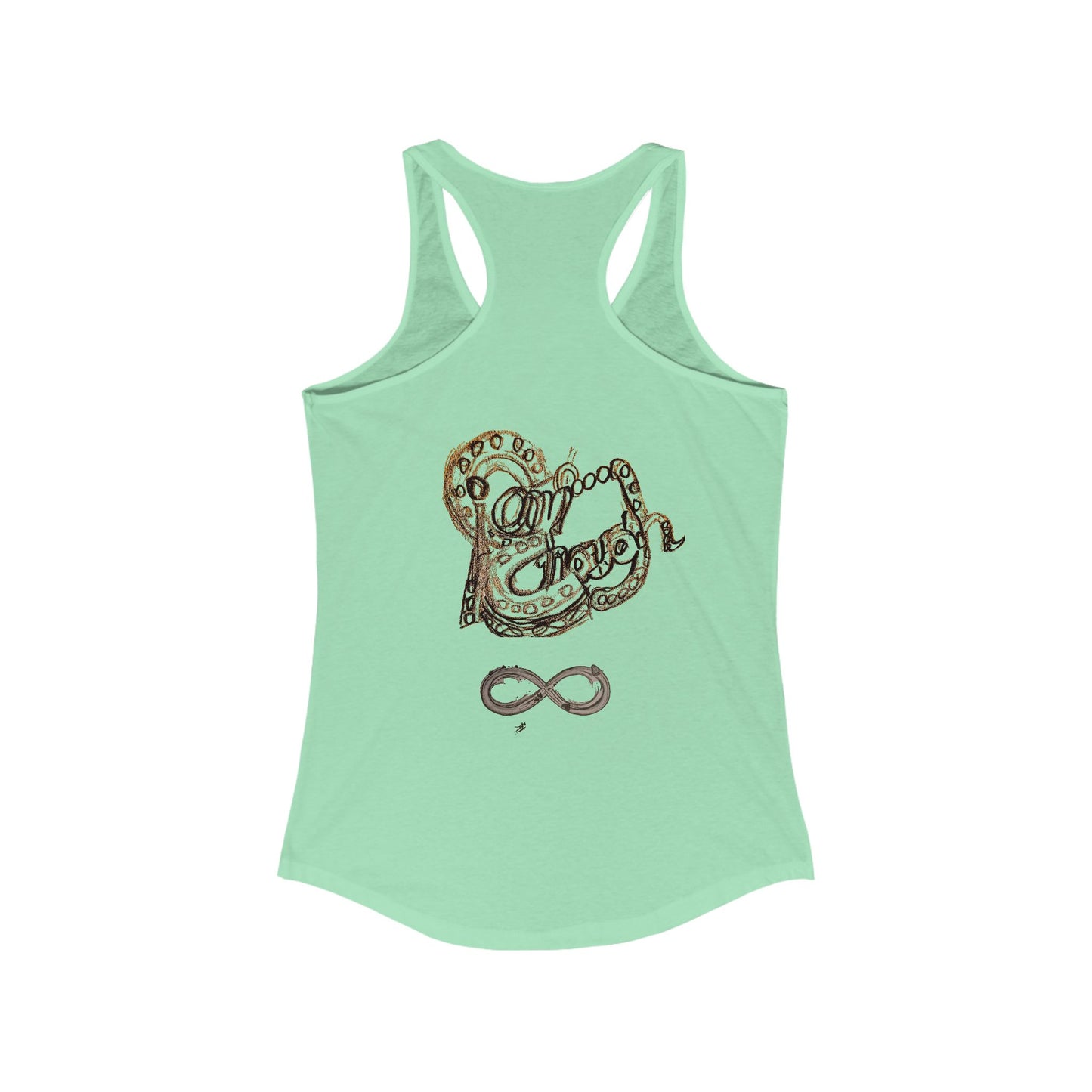 Stylish Women's Racerback Tank | Perfect for Yoga, Beach Days, or Casual Outings | Great for Gifts, Fitness, Summer, Love Over Fear