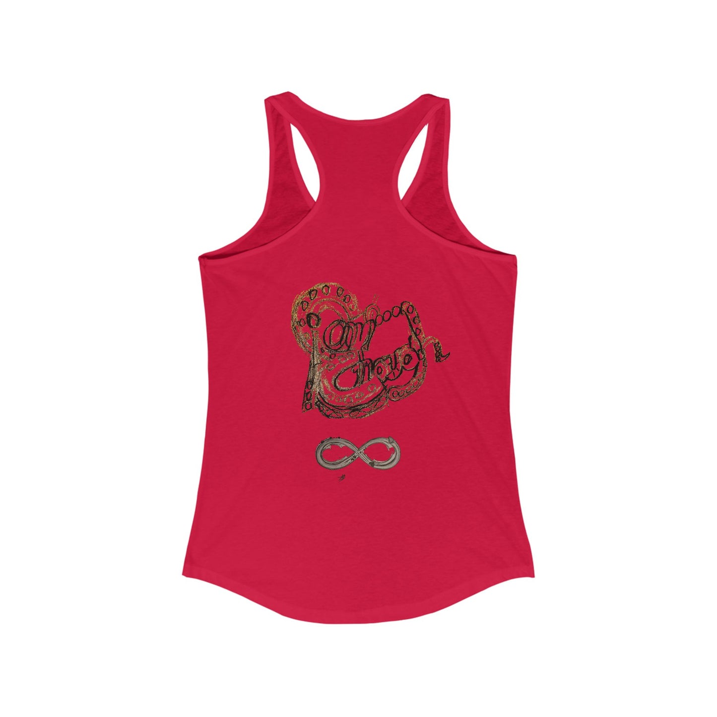 Stylish Women's Racerback Tank | Perfect for Yoga, Beach Days, or Casual Outings | Great for Gifts, Fitness, Summer, Love Over Fear