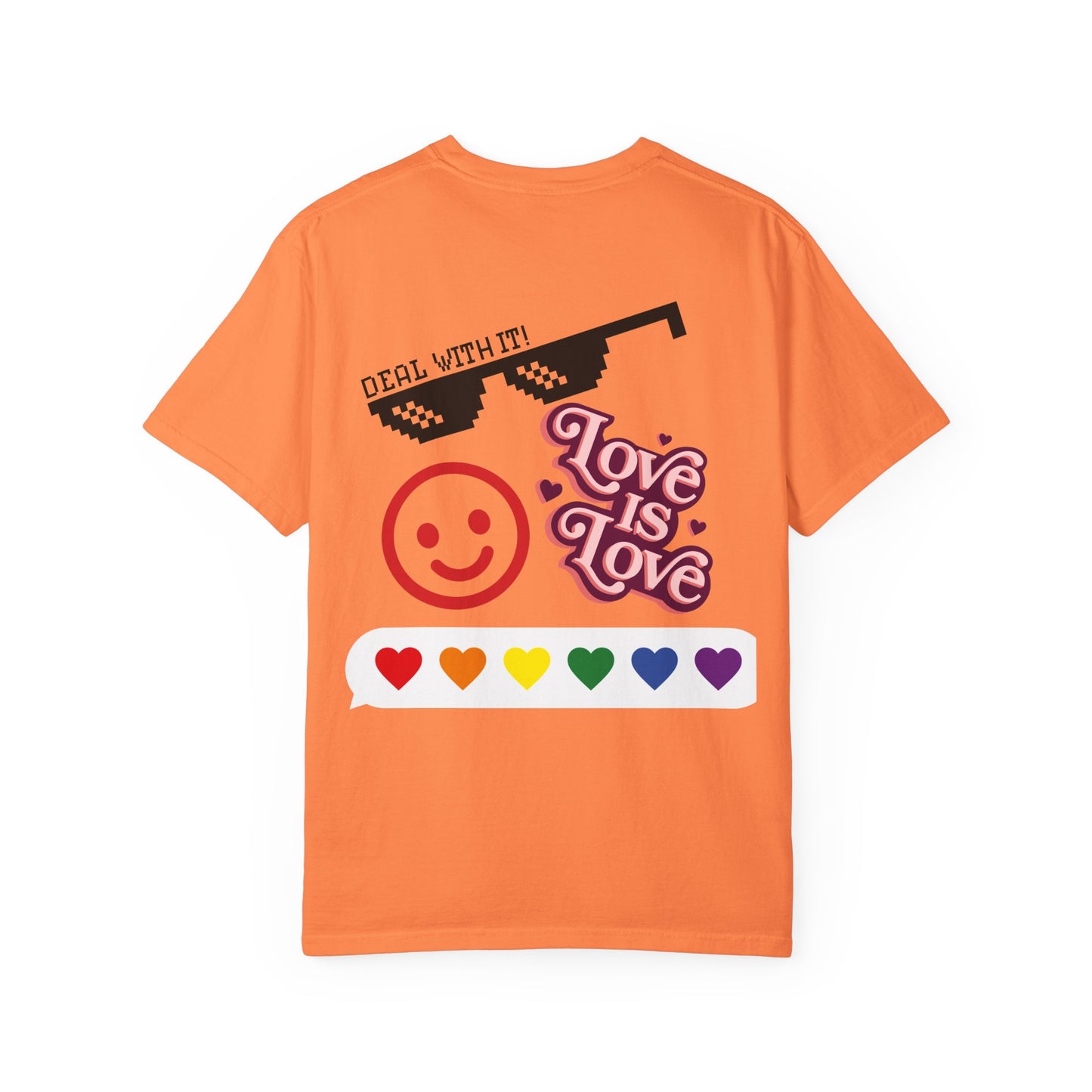 Wear your Pride!! Unisex Pride Tee, LGBT Flag Shirt, Love is Love Apparel, Gay Pride, Deal with it, I am PROUD