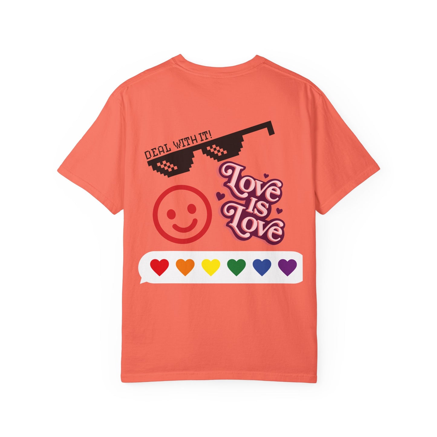 Wear your Pride!! Unisex Pride Tee, LGBT Flag Shirt, Love is Love Apparel, Gay Pride, Deal with it, I am PROUD